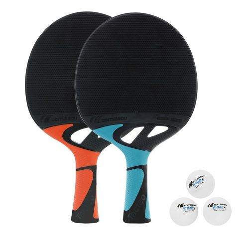 Zestaw do ping ponga Cornilleau Tacteo DUO 455350 Outdoor - 2 rakietki + 3 piłeczki