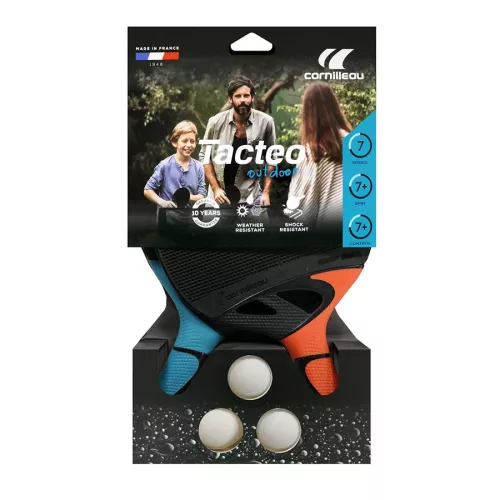 Zestaw do ping ponga Cornilleau Tacteo DUO 455350 Outdoor - 2 rakietki + 3 piłeczki