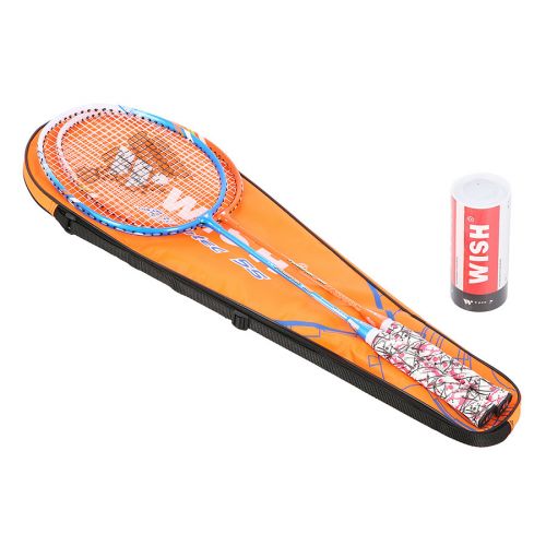 Zestaw rakiet do badmintona Wish Alumtec 55K plus lotki 3 szt.