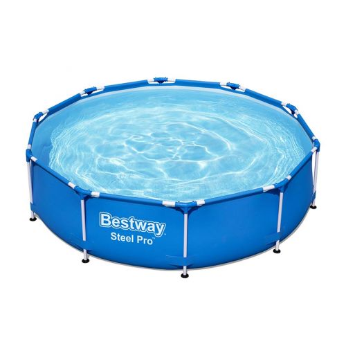 Basen ogrodowy stelażowy Bestway Steel PRO 10FT 56679 305x76cm + pompa z filtrem 58381 Basen ogrodowy stelażowy Bestway Steel PRO 10FT 56679 305x76cm + pompa z filtrem 58381