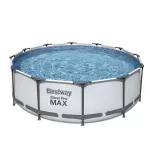 Basen ogrodowy stelażowy Bestway Steel Max 12FT 56418 366x100cm + pompa z filtrem 58383 Basen ogrodowy stelażowy Bestway Steel Max 12FT 56418 366x100cm + pompa z filtrem 58383
