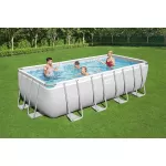 Basen ogrodowy stelażowy Bestway Power Steel 56671 488x244x122cm + pompa piaskowa z filtrem 58515 Basen ogrodowy stelażowy Bestway Power Steel 56671 488x244x122cm + pompa piaskowa z filtrem 58515