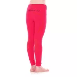 Spodnie termoaktywne Brubeck THERMO JUNIOR LE12090, dziewczęce, malinowe