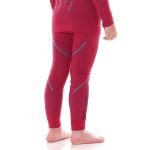 Spodnie termoaktywne Brubeck THERMO KIDS LE12110, dziewczęce, rubinowe