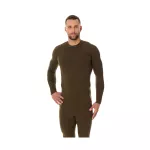 Koszulka termoaktywna Brubeck THERMO LS13040, męska, khaki