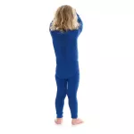 Bielizna termoaktywna Brubeck THERMO KIDS, chłopięca, niebieska, set LS13660/LE12100