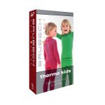 Spodnie termoaktywne Brubeck THERMO KIDS LE12110, dziewczęce, rubinowe
