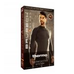 Bielizna termoaktywna Brubeck THERMO, męska, czarno-nieb, set LS13040A/LE11840A