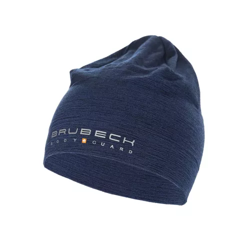 Czapka wełniana dwuwarstwowa Brubeck EXTREME WOOL HM10180 unisex - granatowa Czapka wełniana dwuwarstwowa Brubeck EXTREME WOOL HM10180 unisex - granatowa