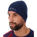 Czapka wełniana dwuwarstwowa Brubeck EXTREME WOOL HM10180 unisex - granatowa