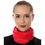 Komin wełniany Brubeck KM10360 unisex - malinowy