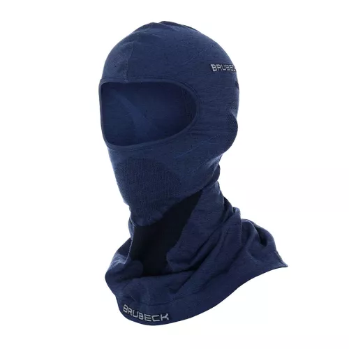 Kominiarka wełniana Brubeck KM10370 unisex - granatowa