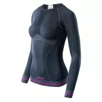 Bielizna termoaktywna Brugi 2RAP/2RAR Nero Grigio Fuxia - damska, komplet