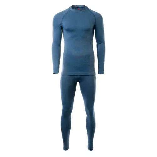 Bielizna termoaktywna Hi-Tec Zareen Set - męska, komplet - DARK DENIM/COPEL BLUE Bielizna termoaktywna Hi-Tec Zareen Set - męska, komplet - DARK DENIM/COPEL BLUE
