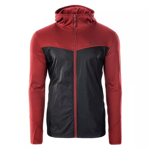 Bluza męska Hi-Tec Nesco - czarno-czerwona Bluza męska Hi-Tec Nesco - czarno-czerwona