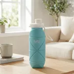 Butelka składana na wodę Body Sculpture BB 25BL - niebieska 600 ml 