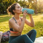 Butelka składana na wodę Body Sculpture BB 25BL - niebieska 600 ml 