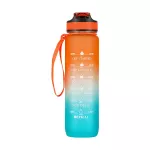 Butelka tritanowa Nils Camp NCD68 1000 ml - pomarańczowo-niebieska