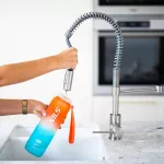 Butelka tritanowa Nils Camp NCD68 1000 ml - pomarańczowo-niebieska