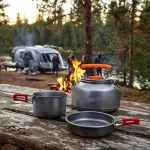 Czajnik turystyczny z pokrywką Nils Camp NC17118 1,1L