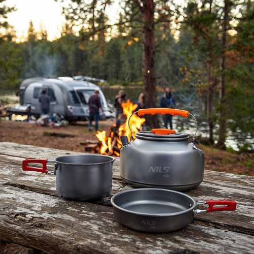 Czajnik turystyczny z pokrywką Nils Camp NC17118 1,1L