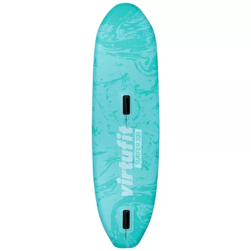 Deska Virtufit SUP Surfer 305 z osłoną przeciwwiatrową i akcesoriami - turkusowa