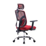 Fotel ergonomiczny Angel biurowy obrotowy jOkasta - czerwony