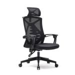 Fotel ergonomiczny Angel biurowy obrotowy spinO - czarny