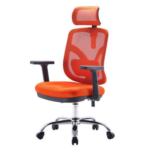 Fotel ergonomiczny Angel biurowy obrotowy jOkasta - pomarańczowy