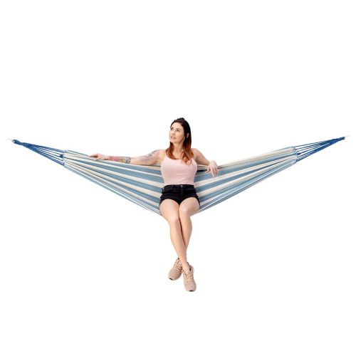 Hamak Nils Camp NC9003 - niebiesko-biały