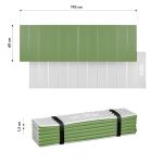 Karimata składana z podbiciem aluminiowym Nils Camp NC17103 + XPE 195 cm - zielona Karimata składana z podbiciem aluminiowym Nils Camp NC17103 + XPE 195 cm - zielona
