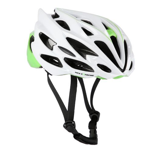 Kask Nils Extreme MTW58 Biało Zielony - Rozmiar M