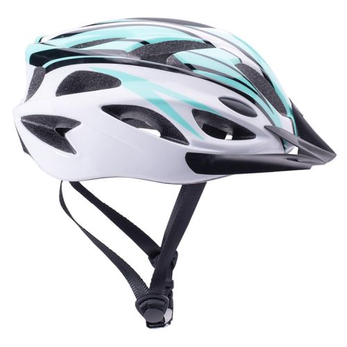 Kask rowerowy Martes Gubbe - turkusowo-biały