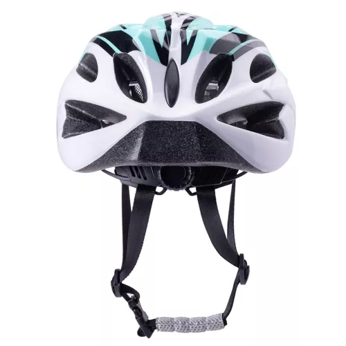 Kask rowerowy Martes Gubbe - turkusowo-biały