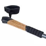 Kije do nordic walking trekking Sapphire ST-073 + 2 pary końcówek i pokrowiec - szare