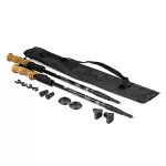 Kije do nordic walking/trekking Sapphire ST-070 + 2 pary końcówek - czarne Kije do nordic walking/trekking Sapphire ST-070 + 2 pary końcówek - czarne