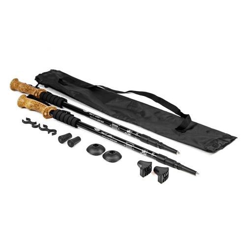 Kije do nordic walking/trekking Sapphire ST-070 + 2 pary końcówek Kije do nordic walking/trekking Sapphire ST-070 + 2 pary końcówek