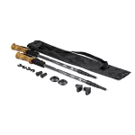 Kije do nordic walking/trekking Sapphire ST-070 + 2 pary końcówek - grafitowe Kije do nordic walking/trekking Sapphire ST-070 + 2 pary końcówek - grafitowe