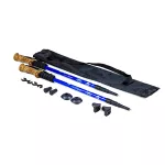 Kije do nordic walking/trekking Sapphire ST-070 + 2 pary końcówek - niebieskie Kije do nordic walking/trekking Sapphire ST-070 + 2 pary końcówek - niebieskie