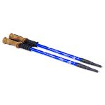 Kije do nordic walking/trekking Sapphire ST-070 + 2 pary końcówek - niebieskie