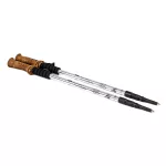 Kije do nordic walking/trekking Sapphire ST-070 + 2 pary końcówek - srebrne Kije do nordic walking/trekking Sapphire ST-070 + 2 pary końcówek - srebrne