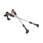 Kije do nordic walking/trekking Sapphire ST-070 + 2 pary końcówek - srebrne Kije do nordic walking/trekking Sapphire ST-070 + 2 pary końcówek - srebrne