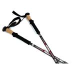 Kije do nordic walking trekking Sapphire ST-071+ 2 pary końcówek i pokrowiec - czarne