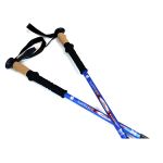 Kije do nordic walking trekking Sapphire ST-071+ 2 pary końcówek i pokrowiec - niebieskie