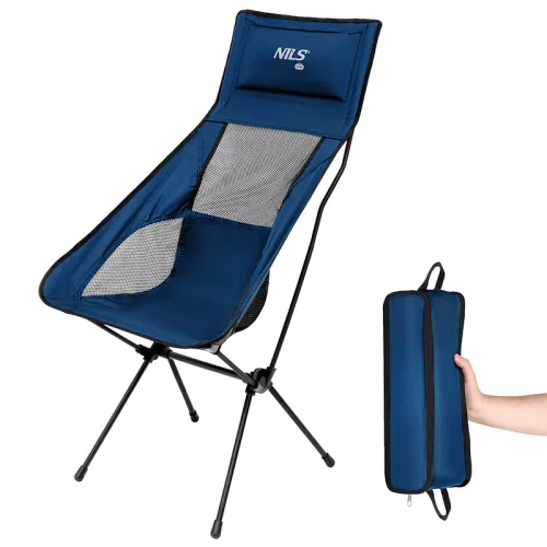 Krzesło składane ultralight Nils Camp NC3322 - granatowe Krzesło składane ultralight Nils Camp NC3322 - granatowe
