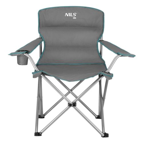 Krzesło turystyczne Nils Camp NC3079 - szaro-zielone