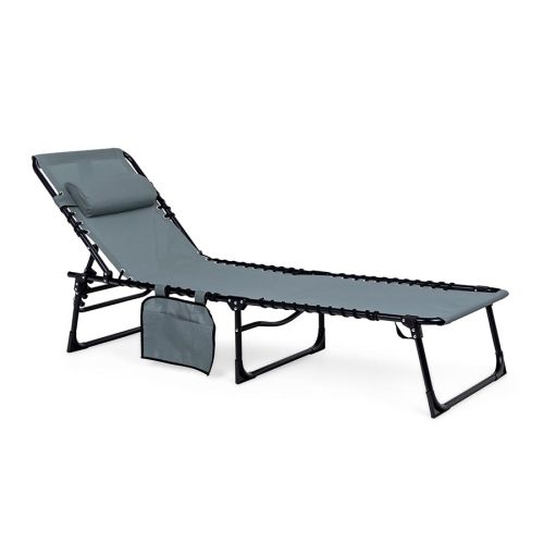 Leżak ogrodowy Sapphire ST-604 Riva - szary Leżak ogrodowy Sapphire ST-604 Riva - szary