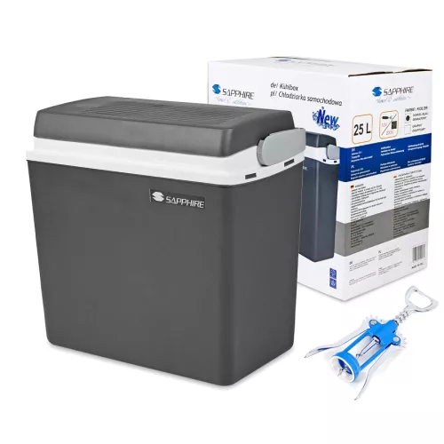 Lodówka Sapphire SG-001 turystyczna / samochodowa 25l 12V/230V - grafit