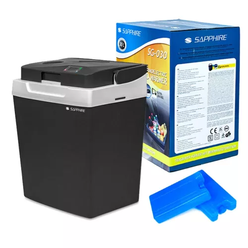 Lodówka Sapphire SG-030 turystyczna / samochodowa 30l 12V/230V z kategorii Lodówki turystyczne, marka Sapphire 