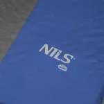 Mata samopompująca z poduszką Nils Camp NC4349 - niebiesko-szara